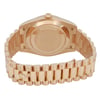 Back View Of Solid Back Case And Closed Yellow Gold Band Of Rolex 228238 Watch Seller Refurbished Condition