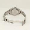 Back View Of Solid Back Case And Open Stainless Steel Band Of Rolex 216570 Watch Pre Owned Condition
