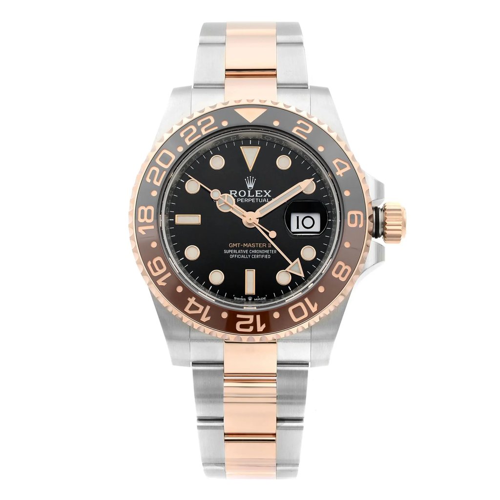 Front Full View Of Rolex 126711CHNR Stainless Steel Watch Pre Owned Condition Good