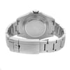 Back View Of {Caseback} Back Case And Closed Stainless Steel Band Of Rolex 116334 Watch Pre Owned Condition