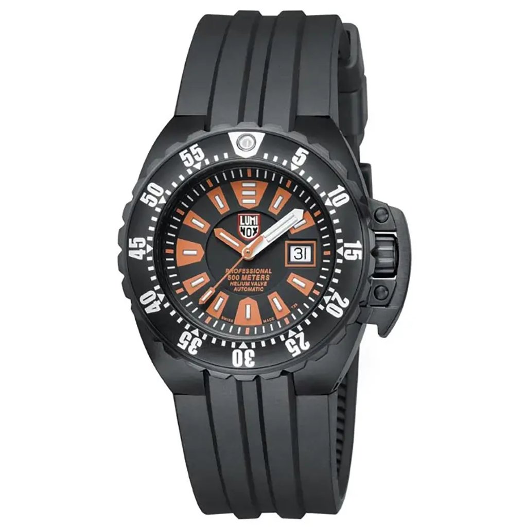 Front Full View Of Luminox XS.1509 Stainless Steel Watch Pre Owned Condition {Product Condition}