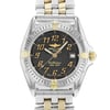 Up Close Front Facing Picture Of Breitling B52045.1 Stainless Steel Watch Pre Owned Condition