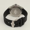 Back View Of Exhibition Back Case And Closed Rubber Band Of OMEGA 210.32.42.20.01.002 Watch Pre Owned Condition