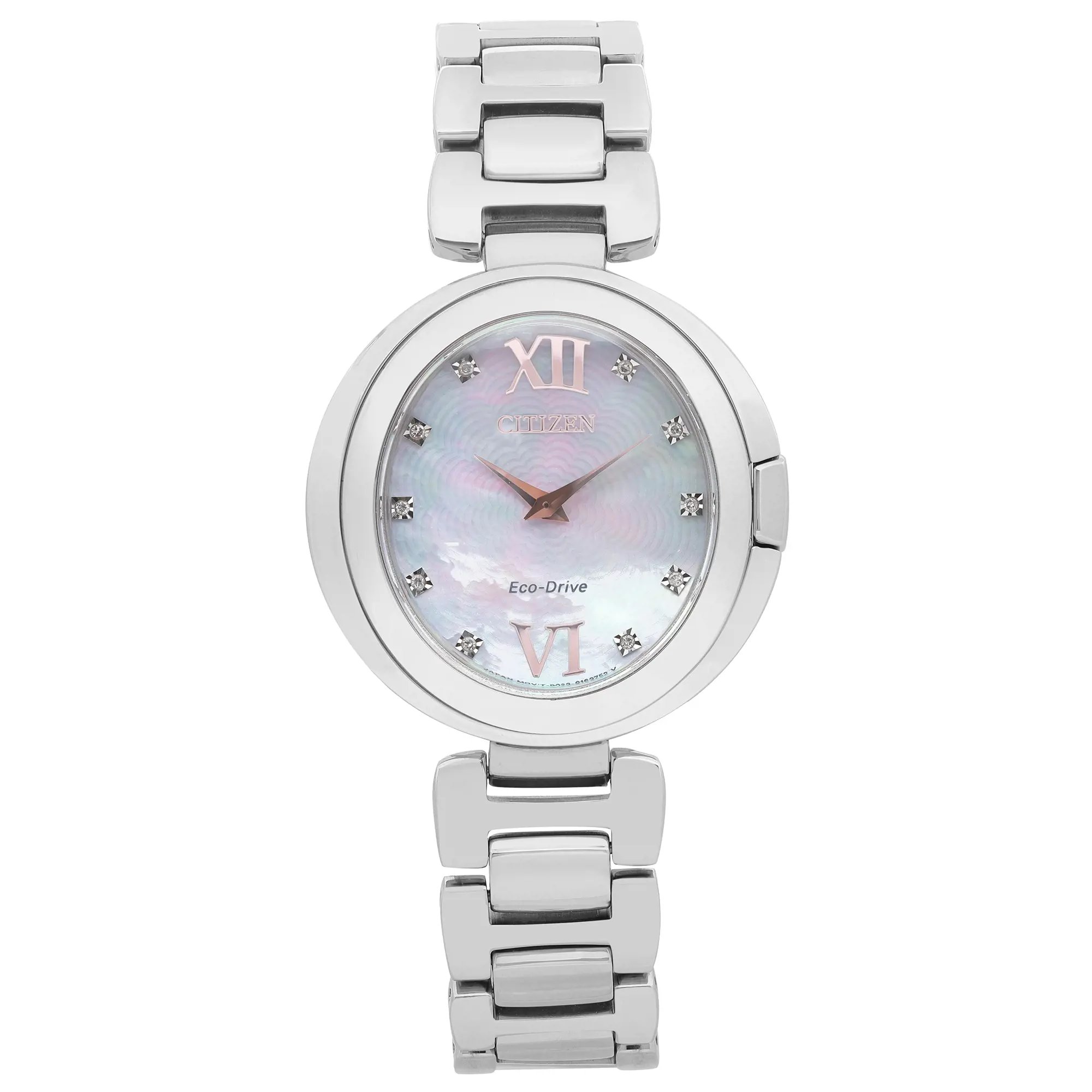 Front Full View Of Citizen EX1510-59D Stainless Steel Watch Display Model Condition Excellent