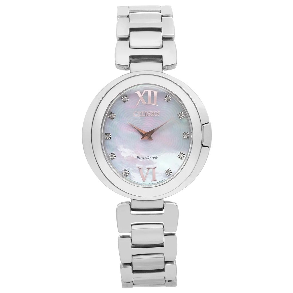 Front Full View Of Citizen EX1510-59D Stainless Steel Watch Display Model Condition Excellent