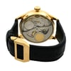 Back View Of Exhibition Back Case And Closed Leather Band Of IWC IW500101 Watch Pre Owned Condition