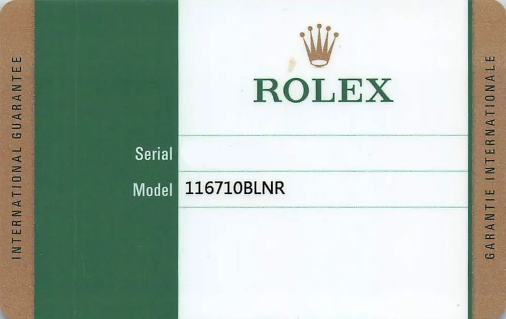 8th image of Rolex Rolex GMT-Master II 116710BLNR Wristwatch, PreOwned condition