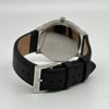 Back View Of Snap Back Case And Closed Leather Band Of Mondaine MH1.R2210.LB Watch Display Model Condition