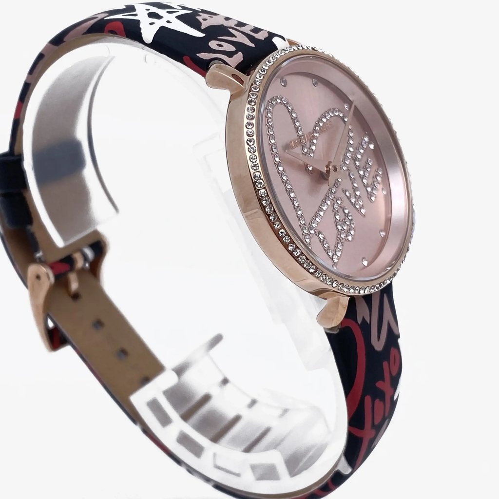 View Of Opposite Crown Facing Side Of Michael Kors MK2848 Stainless Steel Watch Seller Refurbished Condition