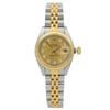 Front Full View Of Rolex 79173 Stainless Steel Watch Pre Owned Condition {Product Condition}