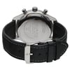 Back View Of Snap Back Case And Closed Leather Band Of Movado 3650005 Watch Display Model Condition