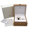 Back View Of Exhibition Back Case And Open Leather Band Of IWC IW500101 Watch Pre Owned Condition