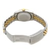 Back View Of Solid Back Case And Open Stainless and Solid Gold Band Of Rolex 68273 Watch Pre Owned Condition