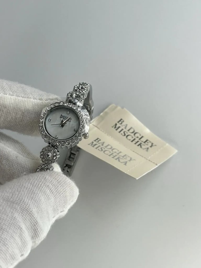 4th image of Badgley Mischka Badgley Mischka BA/1405SVST Wristwatch, Unworn condition
