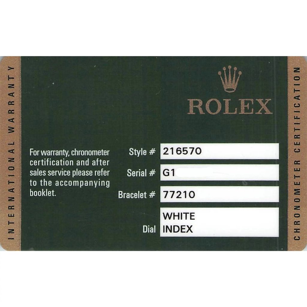 9th image of Rolex 216570 Wristwatch, PreOwned condition