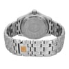 Back View Of Screwback Back Case And Closed Stainless Steel Band Of OMEGA 2507.80.00 Watch Pre Owned Condition
