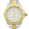 Up Close Front Facing Picture Of TAG Heuer WAP1120.BB0832 Stainless Steel Watch Pre Owned Condition