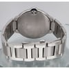 Back View Of Screwback Back Case And Closed Stainless Steel Band Of Cartier W69012Z4 Watch Pre Owned Condition