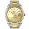 Up Close Front Facing Picture Of Rolex 126303 Stainless Steel Watch Unworn Condition