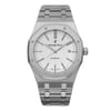 Front Full View Of Audemars Piguet 15400ST {Case Material} Watch Pre Owned Condition Good