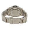 Back View Of Solid Back Case And Closed Stainless Steel Band Of Rolex 16570 Watch Pre Owned Condition