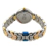Back View Of Solid Back Case And Closed Stainless Steel,Gold Band Of TAG Heuer WAT1350.BB0957 Watch Pre Owned Condition