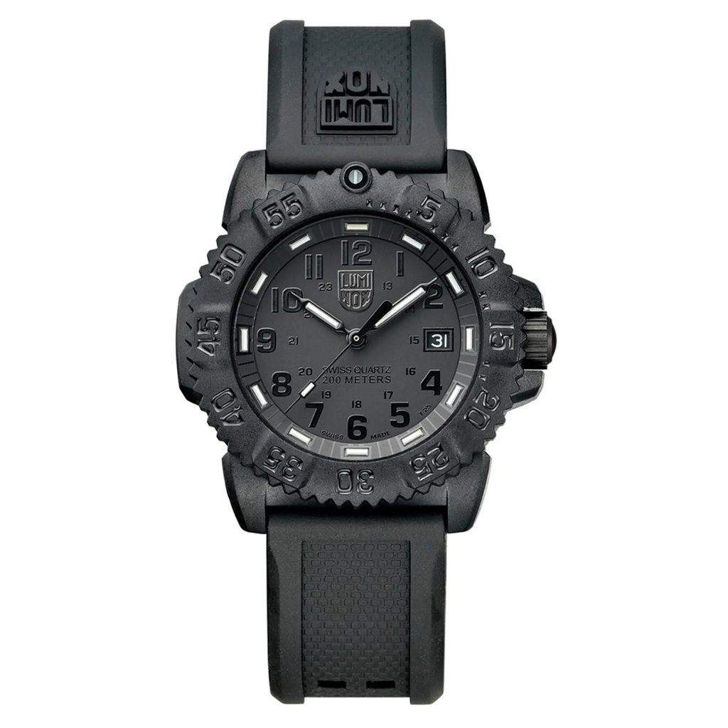 Front Full View Of Luminox XS.7051.BO.1 Carbon Watch New Condition Excellent