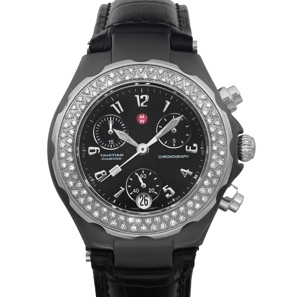 2nd image of MICHELE Michele Tahitian Wristwatch, PreOwned condition