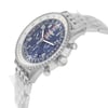 View Of Crown Facing Side Of Breitling AB04411A/C937-443A Stainless Steel Watch Display Model Condition