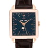 Up Close Front Facing Picture Of OMEGA 5701.80.03 Rose Gold Watch Pre Owned Condition
