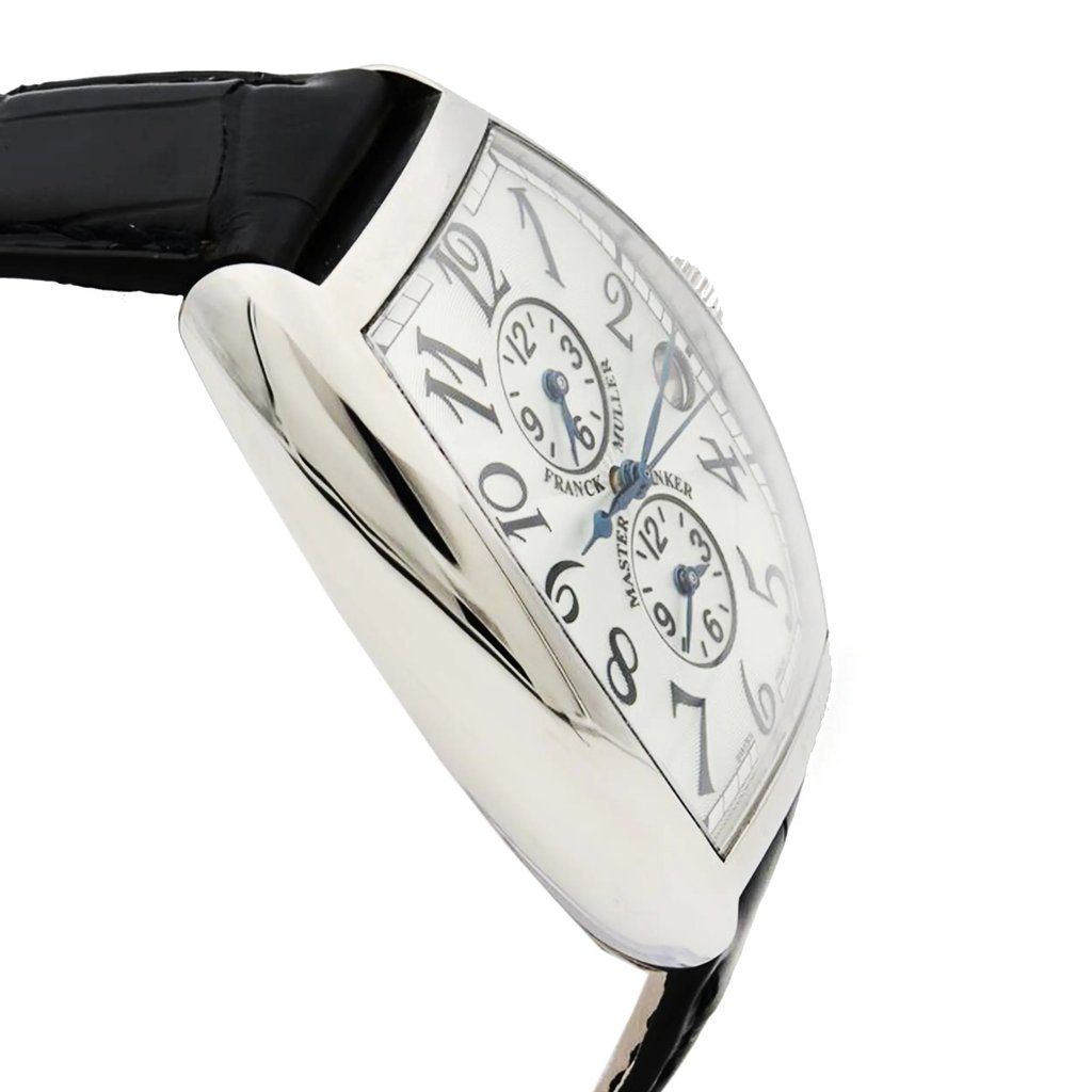 View Of Opposite Crown Facing Side Of Franck Muller 6850MB Stainless Steel Watch Unworn Condition