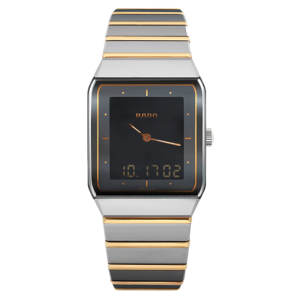 Front Full View Of Rado 193.0365.3 Stainless Steel Watch Pre Owned Condition Good
