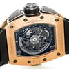 Up Close Front Facing Picture Of Richard Mille RM 11-02 Titanium,Rose Gold Watch Pre Owned Condition