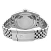 Back View Of {Caseback} Back Case And Closed Stainless Steel Band Of Rolex 126334 Watch Pre Owned Condition
