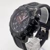 An image of a Wristwatch by Luminox. This Display Model item is designed for Men, featuring a Casual style. It has a Quartz movement and an Analog display with a Black dial color. The indices include 12-Hour Dial,Arabic Numerals. The band is made of Rubber and the case is made of Stainless Steel. The watch has a Round shape with a case size of 45 mm and a case thickness of 13 mm.