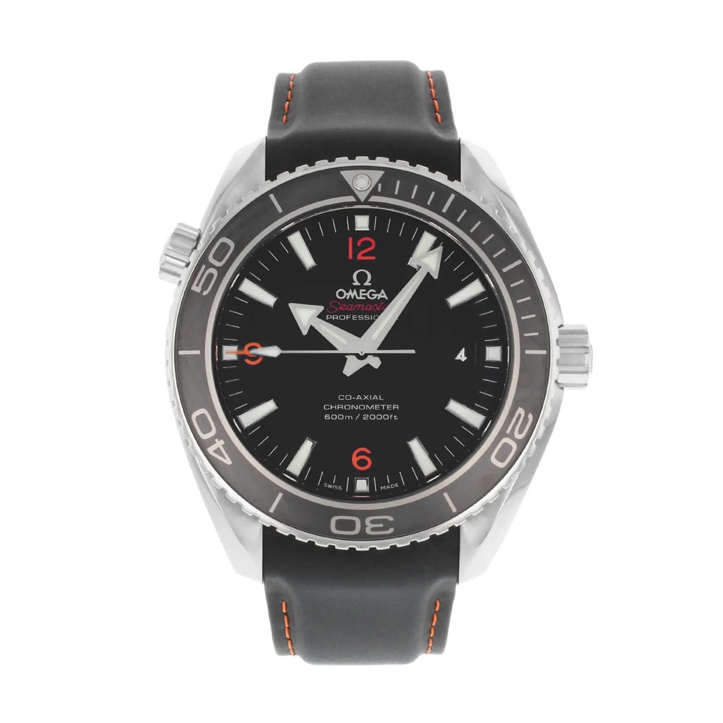 Front Full View Of OMEGA 232.32.46.21.01.005 Stainless Steel Watch Pre Owned Condition {Product Condition}