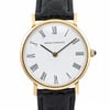 Up Close Front Facing Picture Of Girard-Perregaux 3719 Yellow Gold Watch Pre Owned Condition