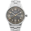 Up Close Front Facing Picture Of Tiffany & Co. CT60 Stainless Steel Watch Pre Owned Condition