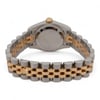Back View Of Screwback Back Case And Closed Silicone Band Of Rolex 179173 Watch Pre Owned Condition