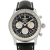Up Close Front Facing Picture Of Breitling AB031021/BF77-441X Stainless Steel Watch Display Model Condition