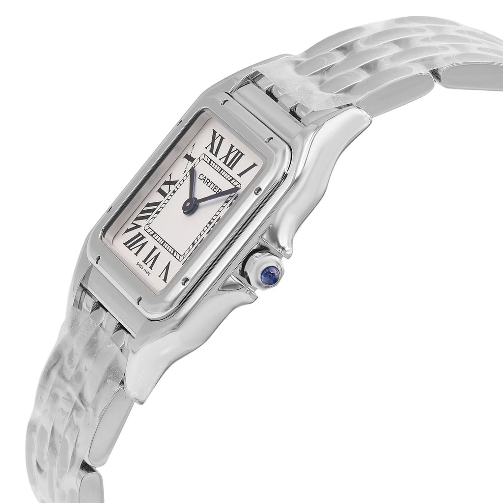 View Of Crown Facing Side Of Cartier WSPN0007 Stainless Steel Watch Unworn Condition
