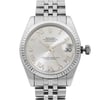 Up Close Front Facing Picture Of Rolex 178274 Stainless Steel Watch Pre Owned Condition