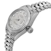 View Of Crown Facing Side Of Rolex 69179 White Gold Watch Pre Owned Condition