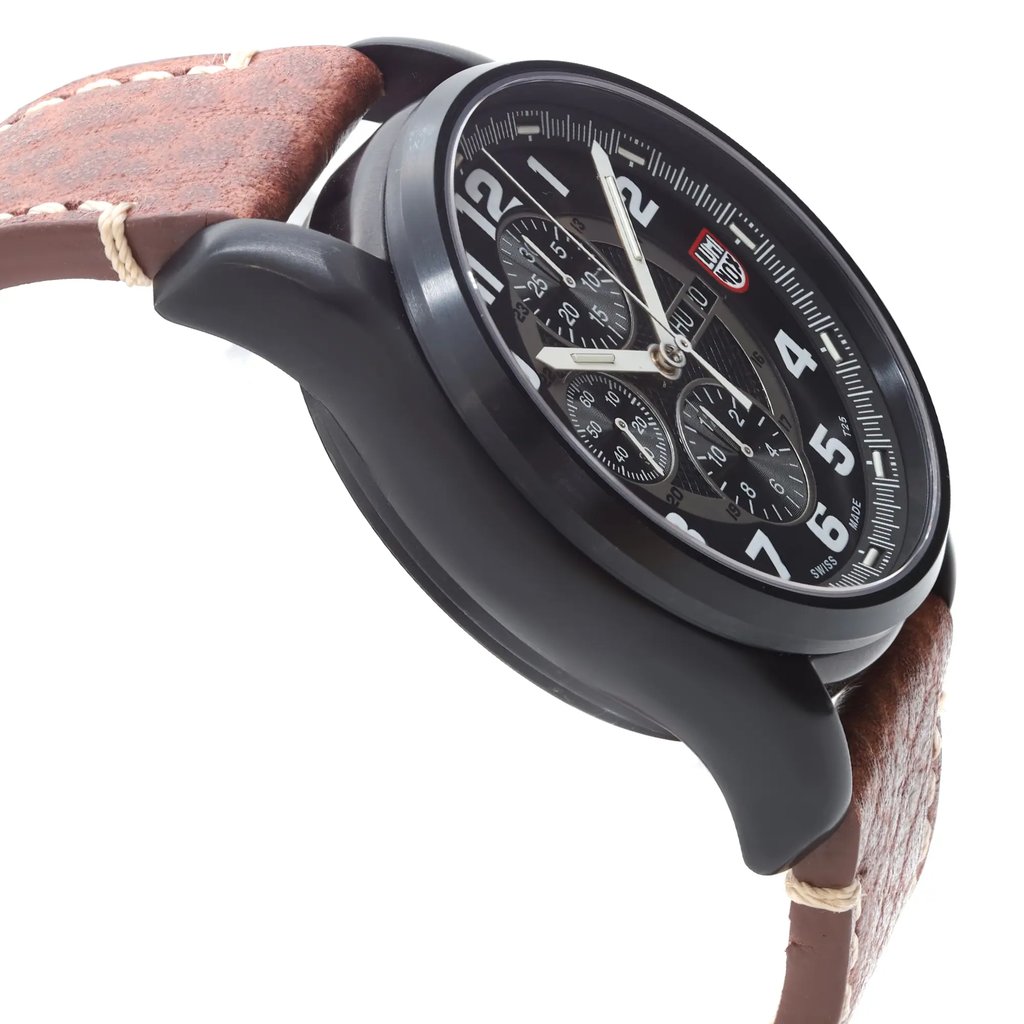 View Of Opposite Crown Facing Side Of Luminox XL.1867 Stainless Steel Watch Pre Owned Condition