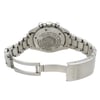 Back View Of Solid Back Case And Open Stainless Steel Band Of OMEGA 3590.50.00 Watch Pre Owned Condition