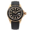 Front Full View Of Rolex 116655BKSRS Rose Gold Watch Pre Owned Condition {Product Condition}