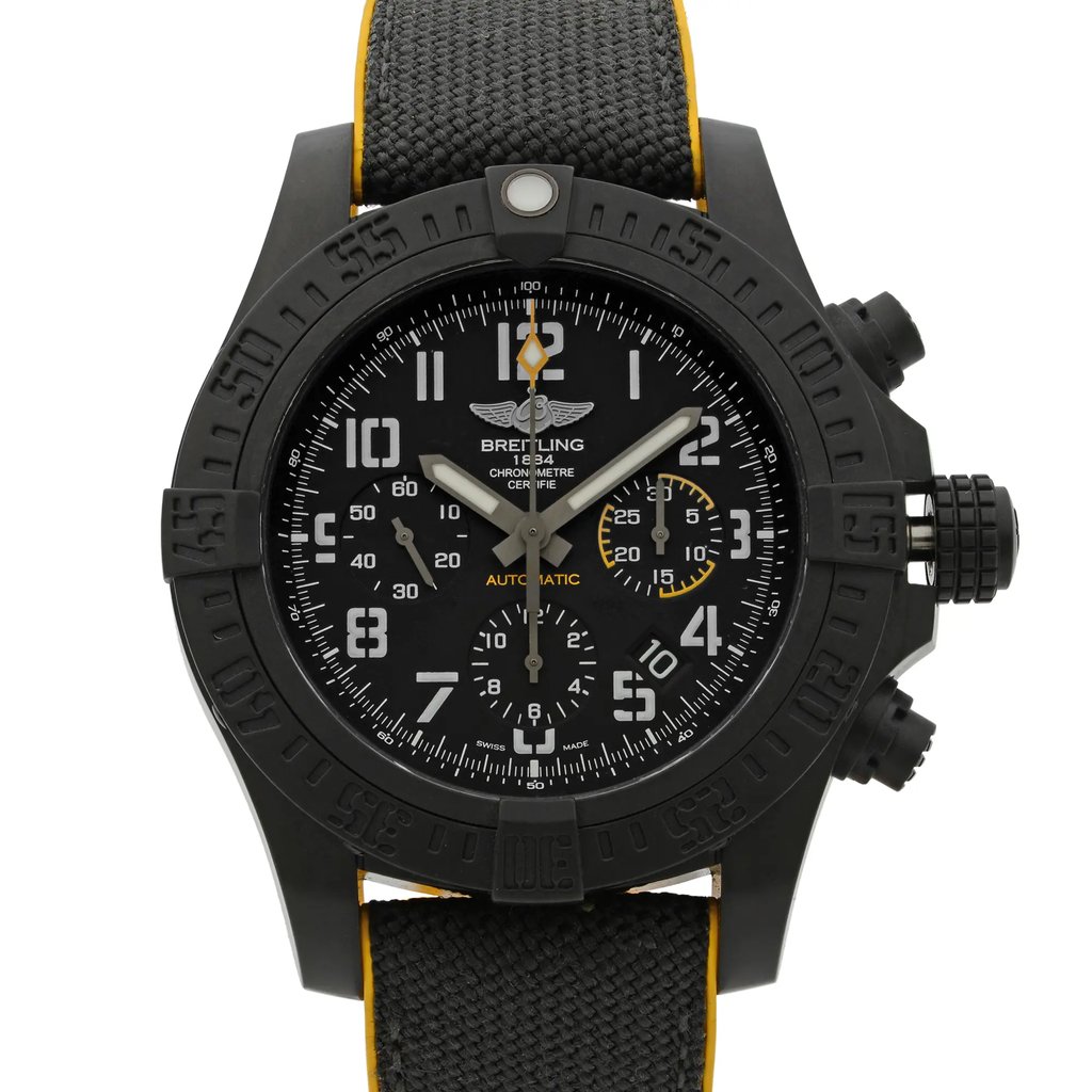 Up Close Front Facing Picture Of Breitling XB0180E4/BF31-284S Breitlight Watch Pre Owned Condition