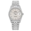Front Full View Of Rolex  16234 Stainless Steel Watch Pre Owned Condition Good
