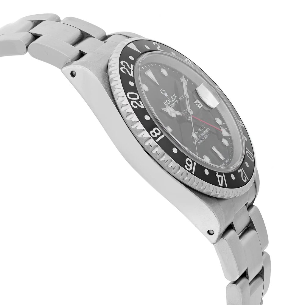 View Of Opposite Crown Facing Side Of Rolex 16710 Stainless Steel Watch Pre Owned Condition