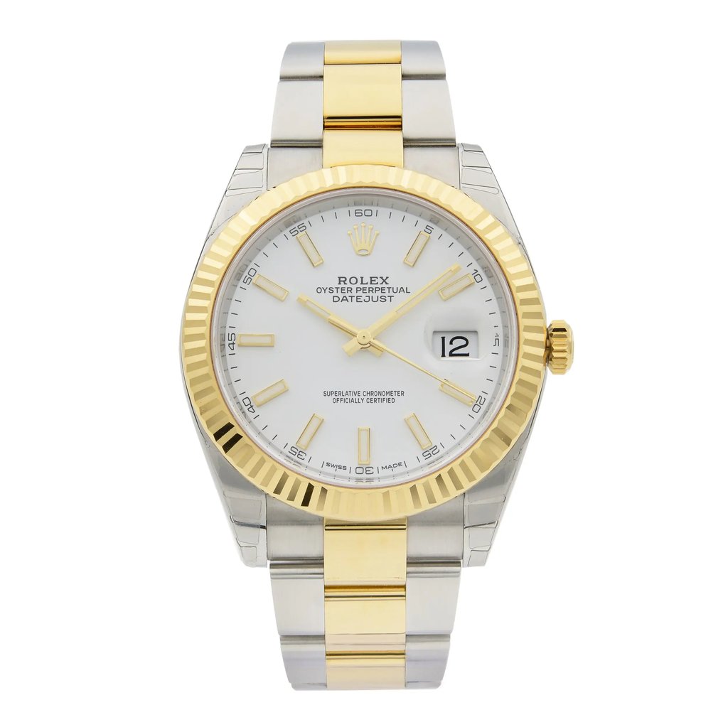 Front Full View Of Rolex 126333 Stainless Steel Watch Unworn Condition {Product Condition}